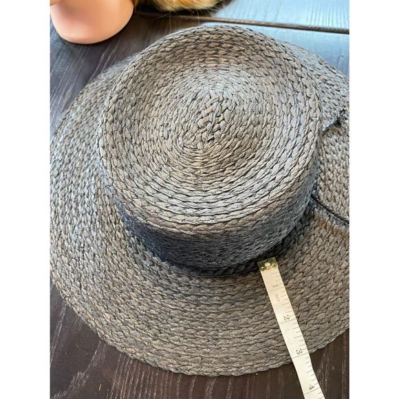 Black Boater Hat  - Picture 7 of 7